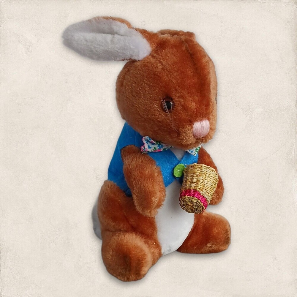 VTG R. Dakin Beatrix Potter Peter Cottontail Bunny Rabbit Plush Stuffed Animal